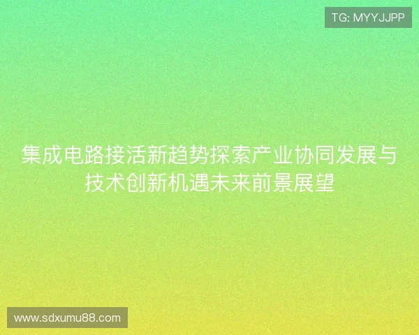 集成电路接活新趋势探索产业协同发展与技术创新机遇未来前景展望